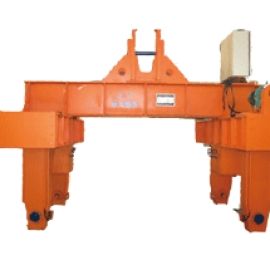 Electric support roller spreader