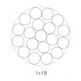 1X19 Single strand wire rope