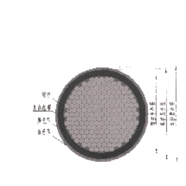 Semi-parallel wire bundle cable body