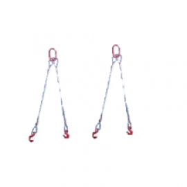 Set of braided rigging for both legs